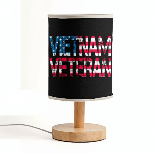 Vietnam Veteran Us Flag Vietnam Vets Fabric Lamps