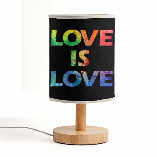 LOVE IS LOVE Fabric Lamps