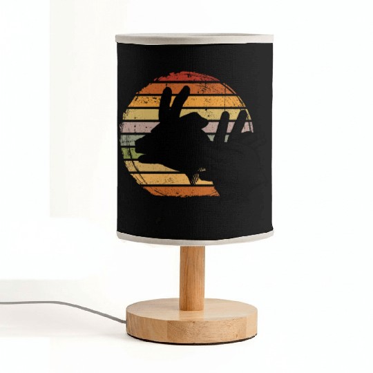 Animal Shadows goat Fabric Lamps