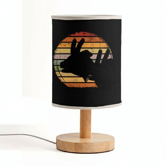 Animal Shadows goat Fabric Lamps