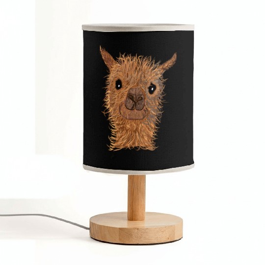 Alpaca Lama Sweet Alpaca Sweet Alpaca Alpaca Head Fabric Lamps