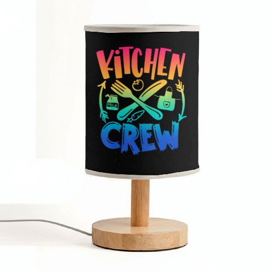 Kitchen Crew Back To School Team Field Day 2022 Fabric Lamps