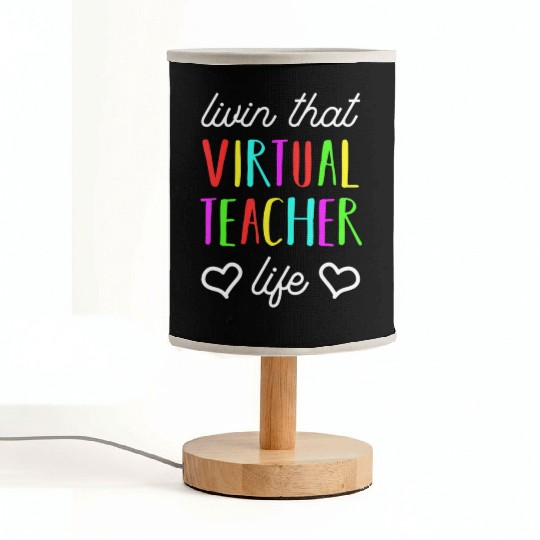 Virtual Teacher Life For Back To School Educator Fabric Lamps