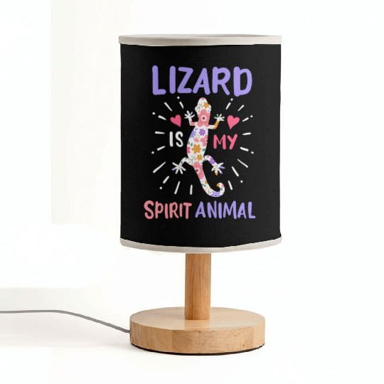 Lizard Reptile Herpetologist Lizard Lover Fabric Lamps