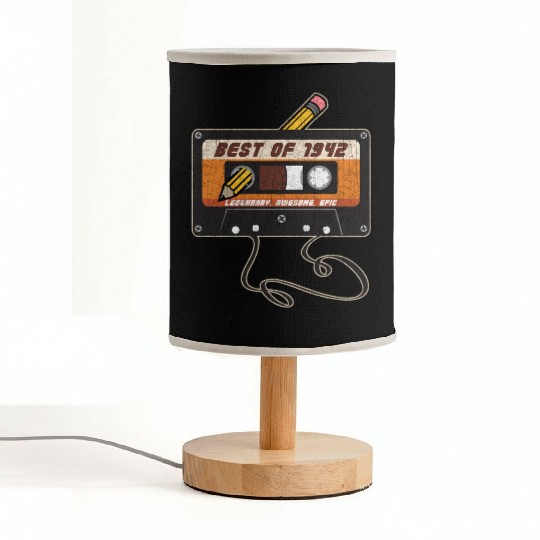 Best Of 1942 Vintage Edition Cassette Tape Fabric Lamps