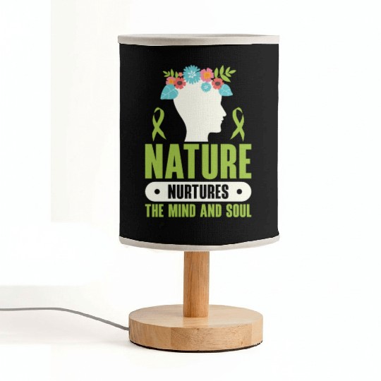 Mental Health Nature Environment Health Awareness Fabric Lamps