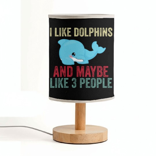 Dolphin Lover Fabric Lamps