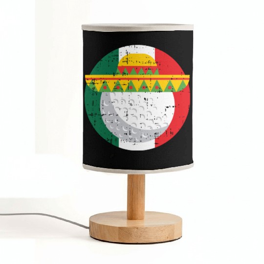 Cinco De Mayo Mexico Golf Ball Funny Mexican s Fabric Lamps