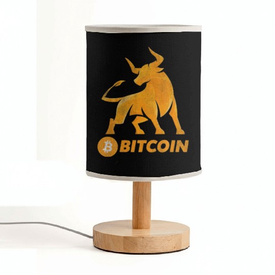 BITCOIN Coin In A Bullish Bullrun Crypto Coin Fabric Lamps