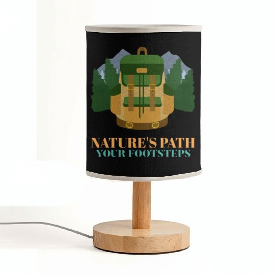 Nature's Path Your Footsteps Hiking Fabric Lamps