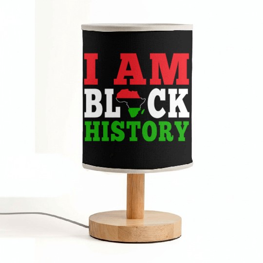 I Am Black History Juneteenth Fabric Lamps