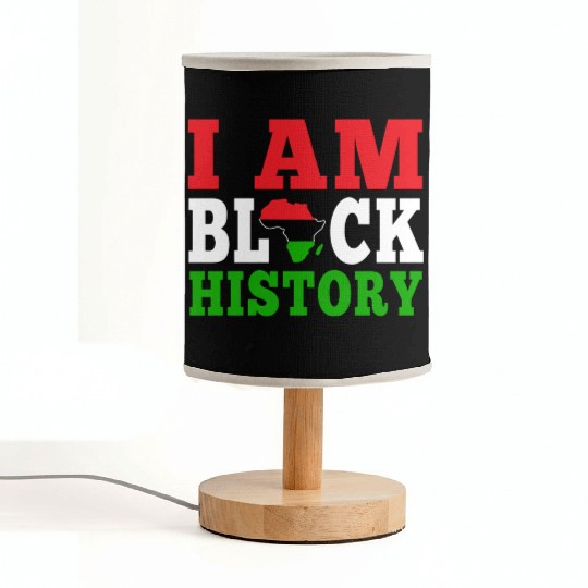 I Am Black History Juneteenth Fabric Lamps