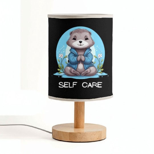 Yoga Meditation Jump-start your zen Otter Fabric Lamps