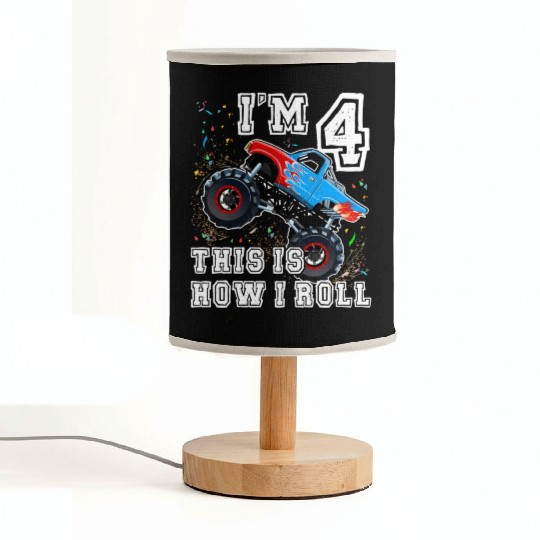 Monster Trucks 4Th Party 4 Fabric Lamps