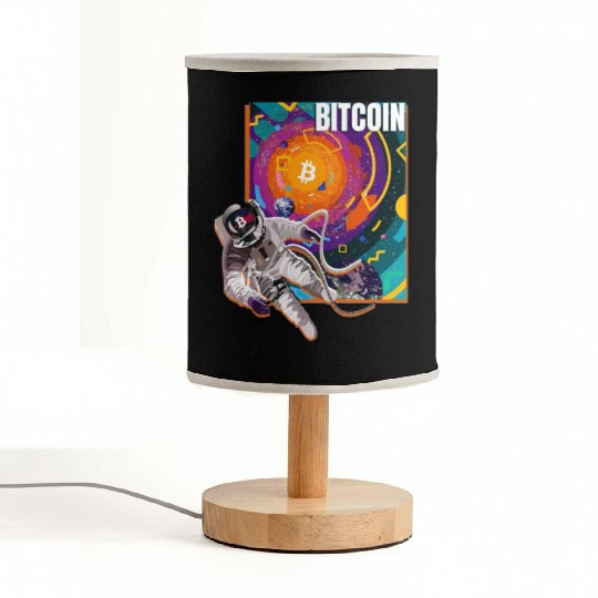 Bitcoin Coin-Crypto Astronaut Fabric Lamps