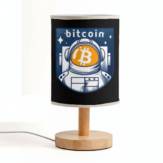 Bitcoin Coin-Crypto Astronaut Fabric Lamps