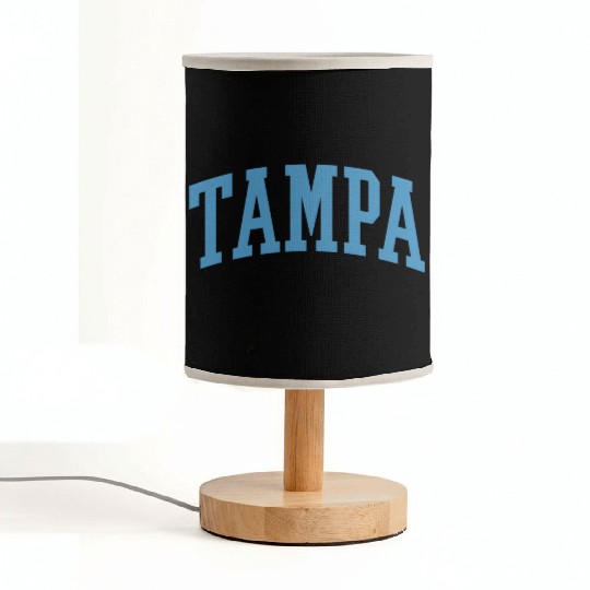 Tampa Florida Style Blue Fabric Lamps
