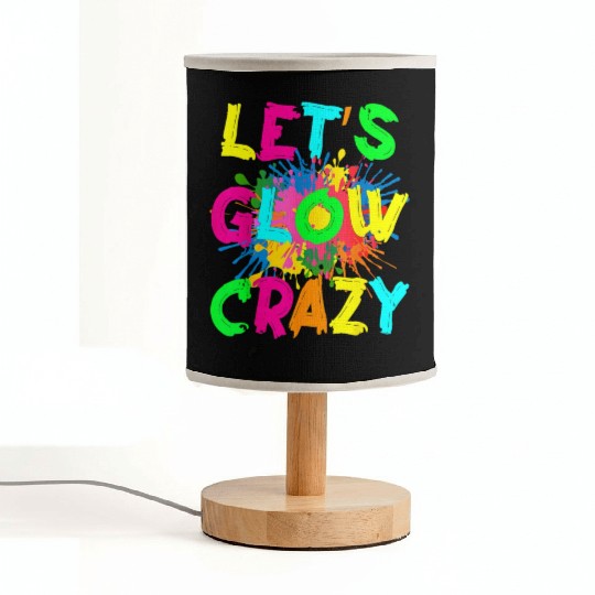 Let'S Glow Crazy Retro Colorful Py 80S Py Fabric Lamps