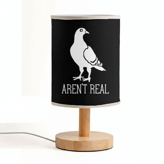Birds Aren t Real Conspiracy Pigeon Retro Fabric Lamps