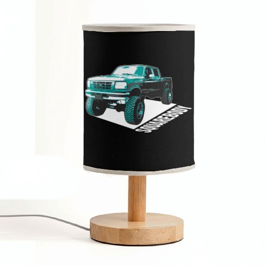 Squarebody Old School Body Car Truck Fabric Lamps