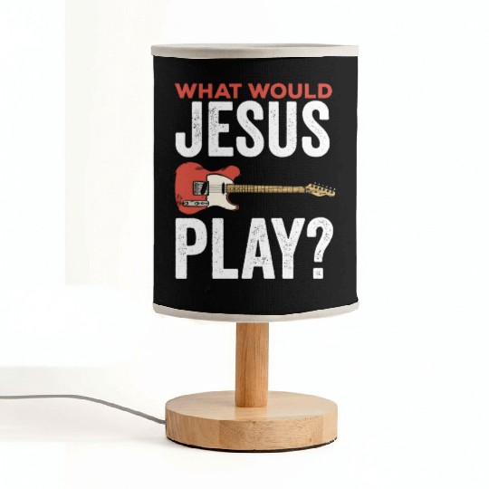 Christian Guitar Player Musician What Would Fabric Lamps