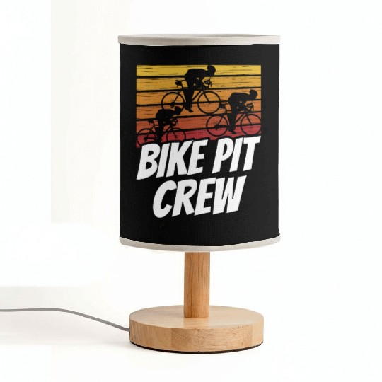 Bike Pit Crew Cycling Bicycle Bike Race Racing Fabric Lamps