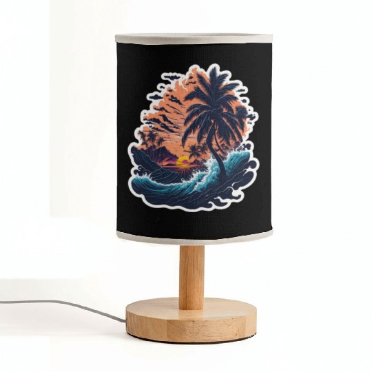 Sun, Beach and Wanderlust: Traveling Lover Fabric Lamps