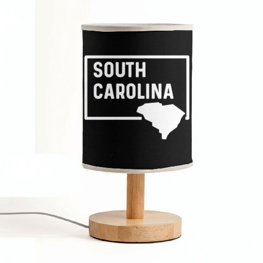 South Carolina Charleston Columbia Mo Pleasant Fabric Lamps