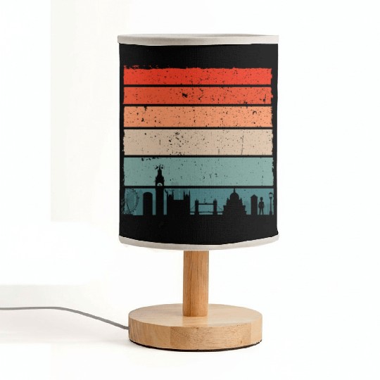 Vintage London city Fabric Lamps