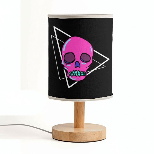 Dead Inside Skull Artist Gift Fabric Lamps