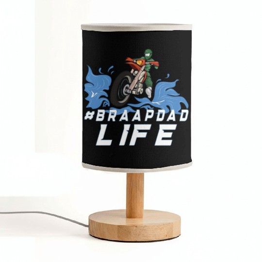 Dirt Bike Dirt Bike Riding Motocross Dirt Biking Fabric Lamps