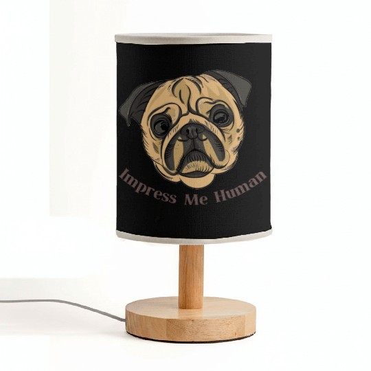 Impress me human Fabric Lamps
