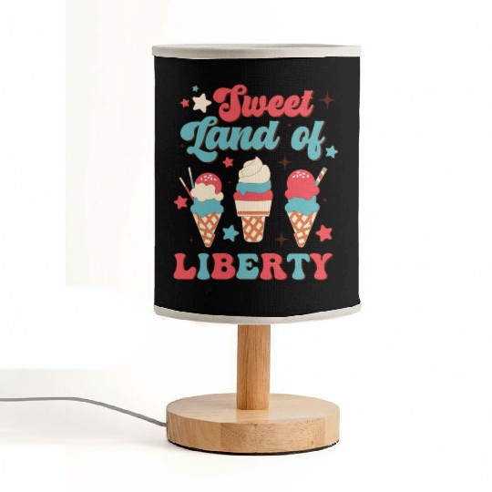 Sweet Land Of Liberty, Independence Day Fabric Lamps