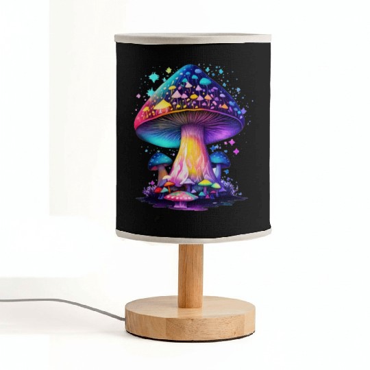 Mystical Fungi Fabric Lamps