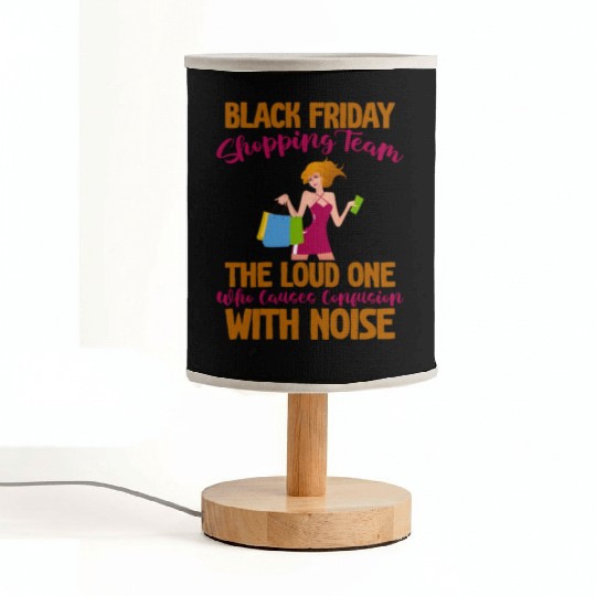 Black Friday Shopping Team 4 Fabric Lamps