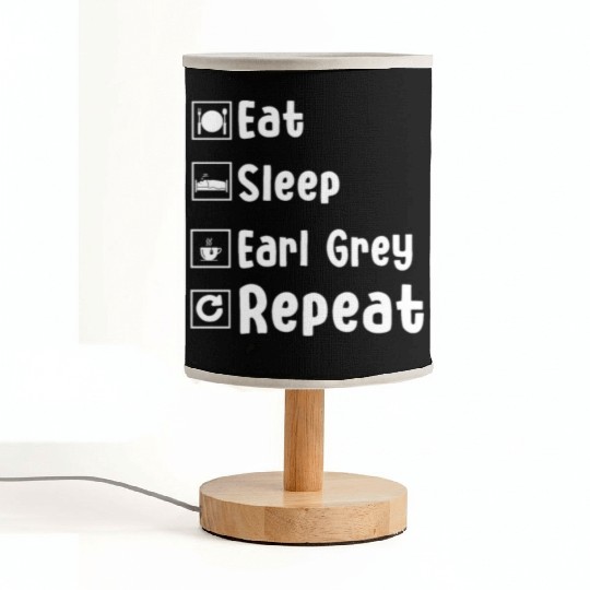 Funny Earl Grey Lover Outfit Fabric Lamps