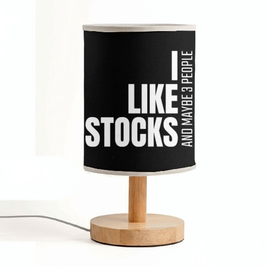 I Like Stocks And Maybe 3 People Investing green Fabric Lamps