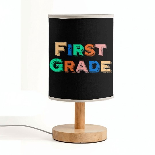 First Grade Back to School Student Schoolboy Fabric Lamps