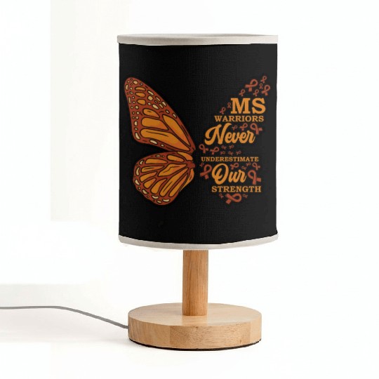 MS Warriors Never Underestimate Our Strength Fabric Lamps
