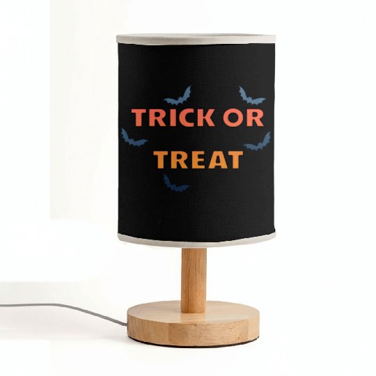 Halloween Trick Or Treat green Fabric Lamps