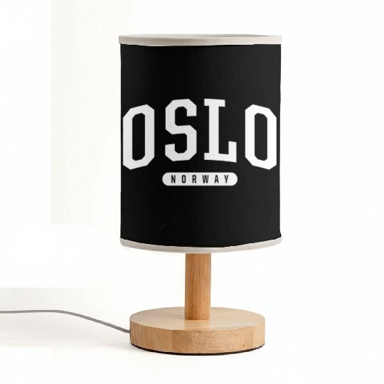 College Style Oslo Norway Fabric Lamps