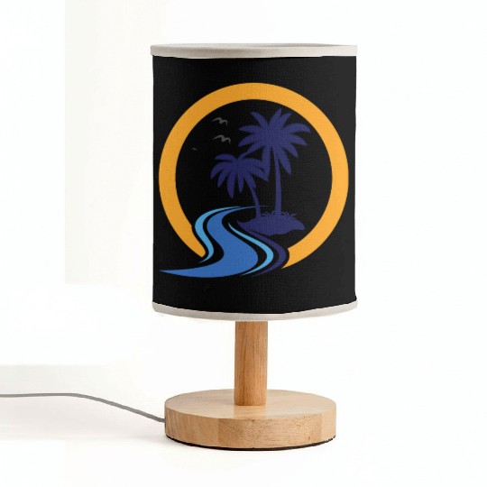 Summer - Palm tree Fabric Lamps