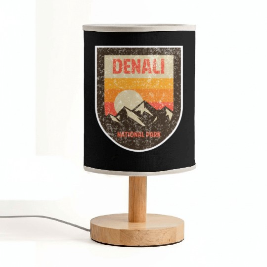 Denali National Park Fabric Lamps