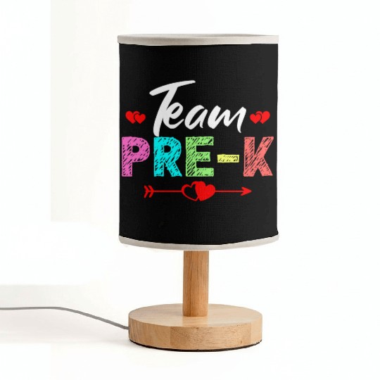 Team Pre K Teacher Fabric Lamps