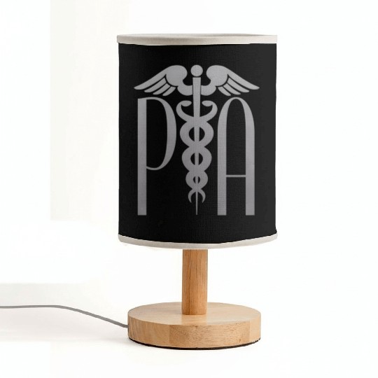 Physician Assistant Pa Degree Caduceus Medical Sym Fabric Lamps