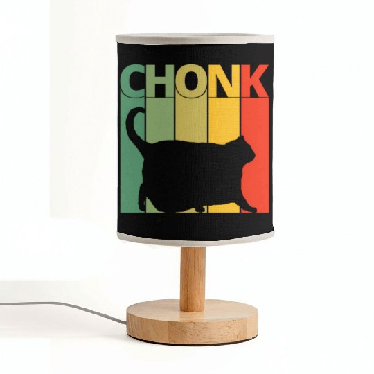Cat Meme Chonk Dank Meme Chonk Fabric Lamps