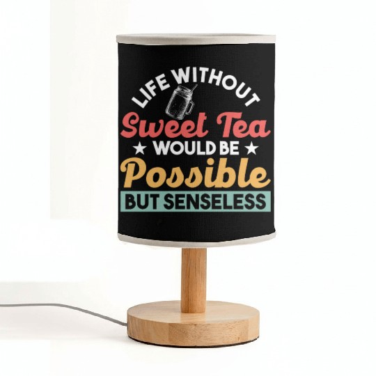 Southern Country Ice Tea Tea Lover Sweet Tea Fabric Lamps