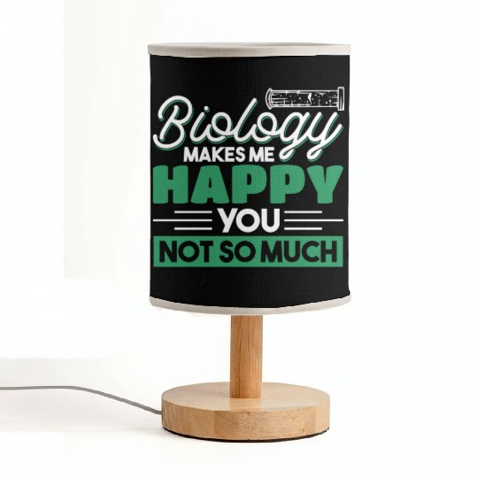 Teacher Biology Science Biologist nostalgia Fabric Lamps