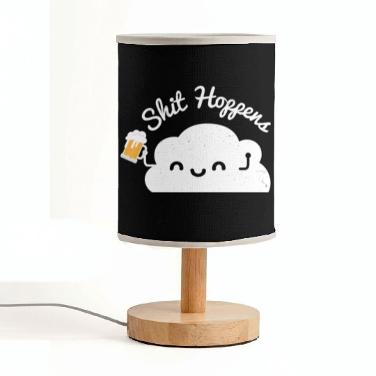 Shit Hoppens Funny Hops Beer Lover Fabric Lamps