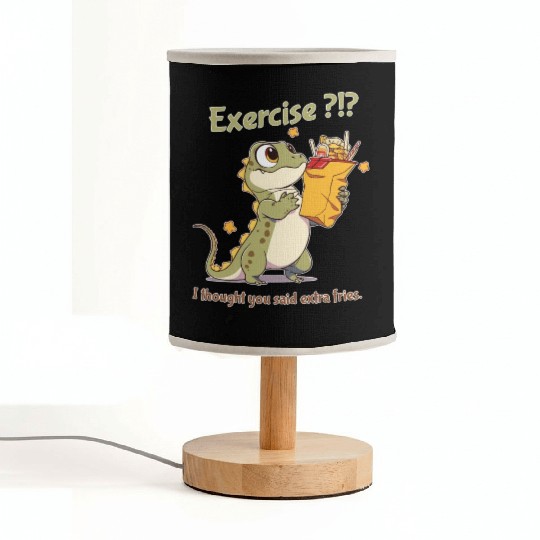 Exercise or extra fries? Fabric Lamps